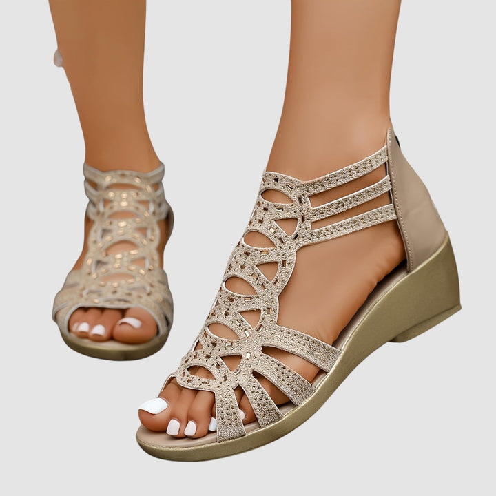 ELVIRA | ELEGANT WEDGE SANDALS