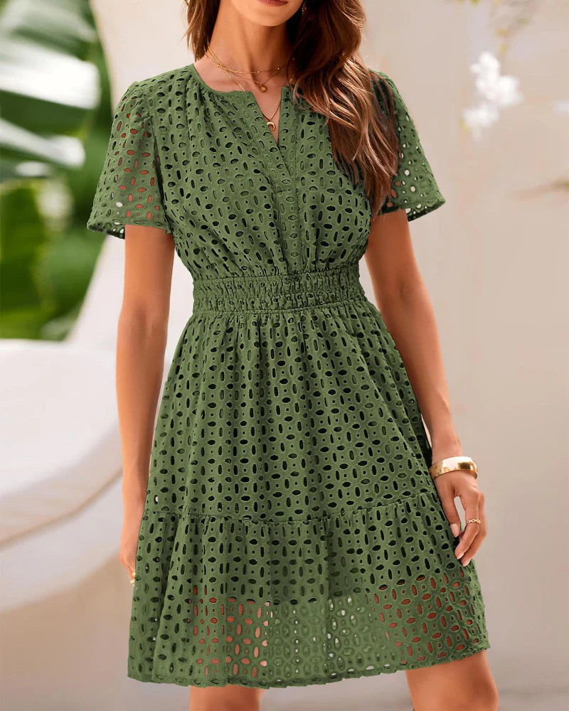 MARION | LACE A-LINE SUMMER DRESS