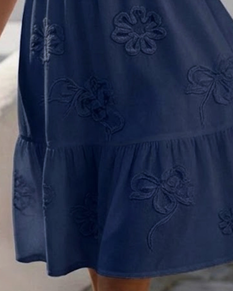 PAIGE | FLORAL PUFF SLEEVE DRESS