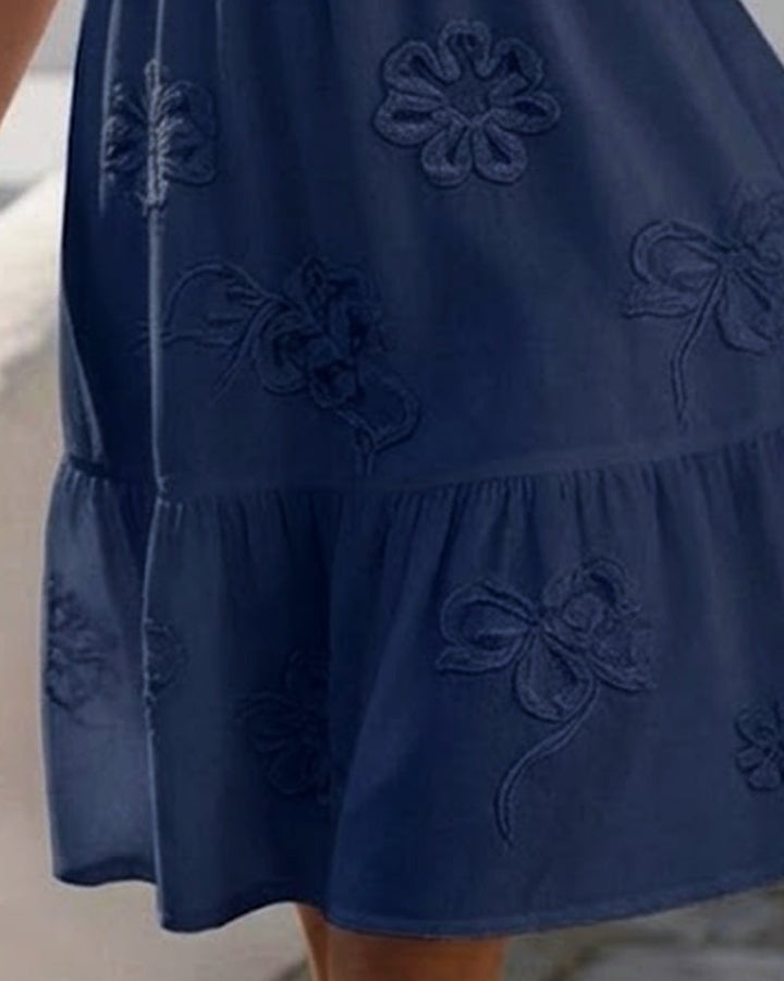 PAIGE | FLORAL PUFF SLEEVE DRESS