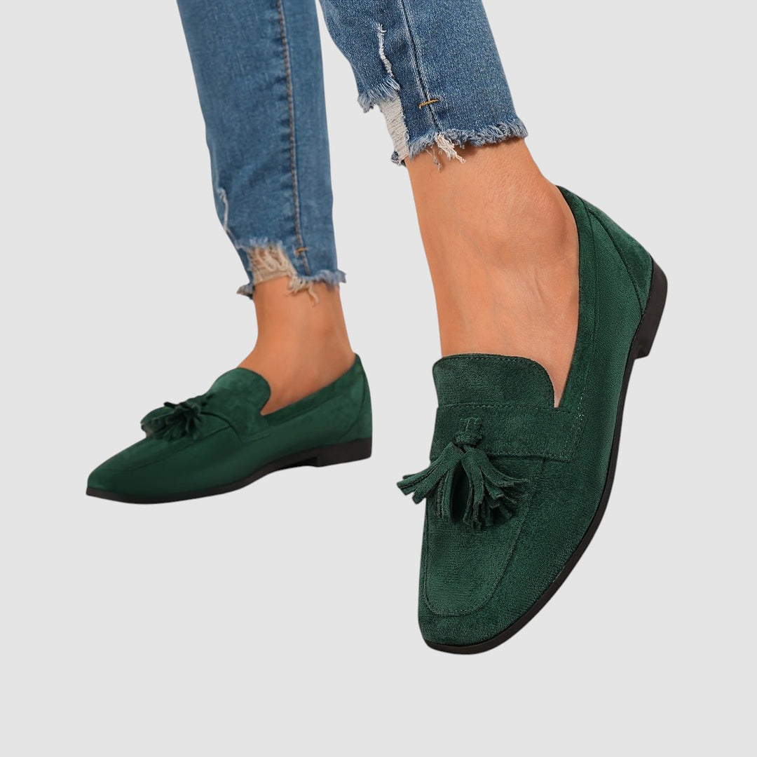 EDMONDA | ORTHOPAEDIC NAVY LOAFERS