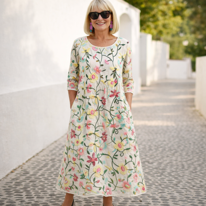 NELLY | MAXI DRESS - FLORAL PATTERN