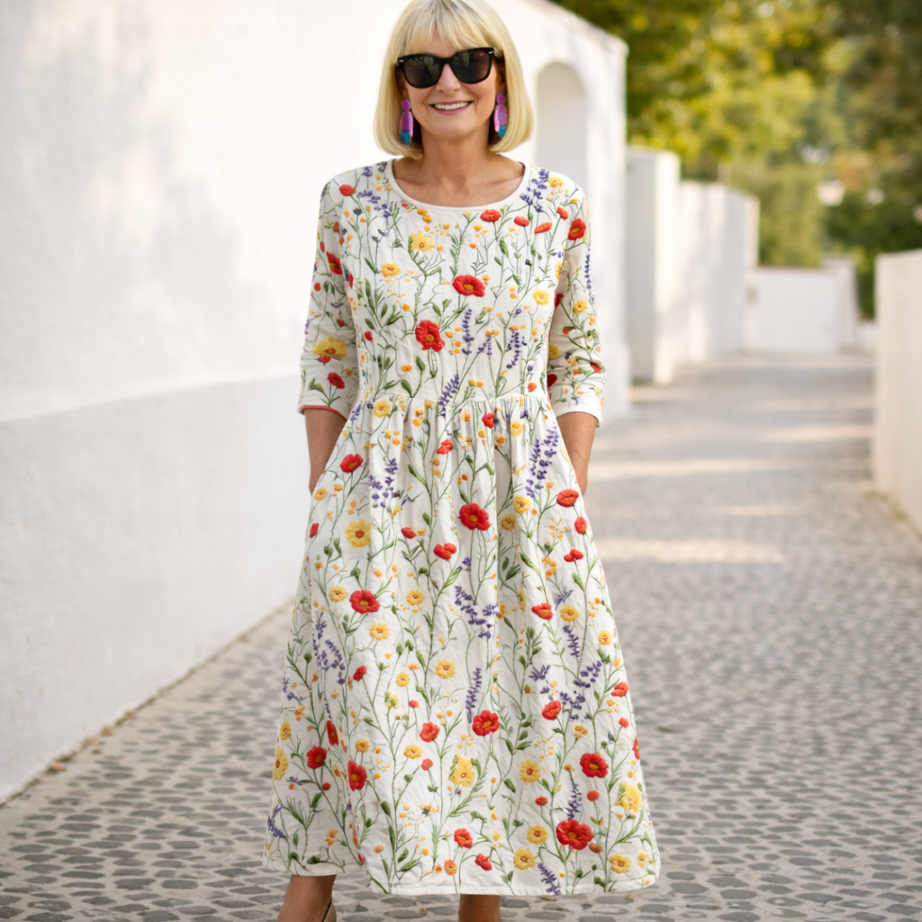 NELLY | MAXI DRESS - FLORAL PATTERN