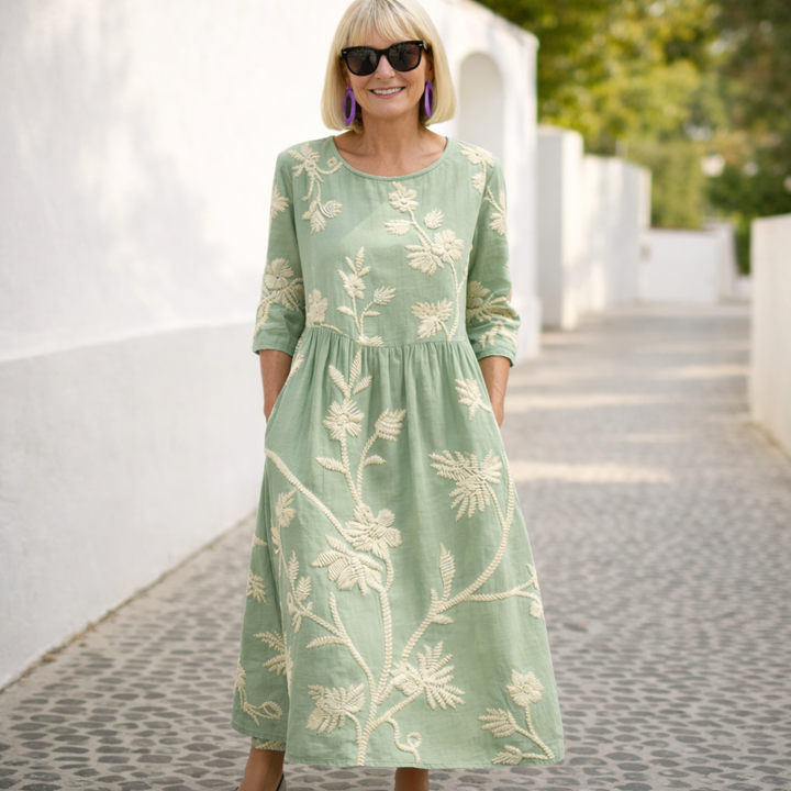 NELLY | MAXI DRESS - FLORAL PATTERN