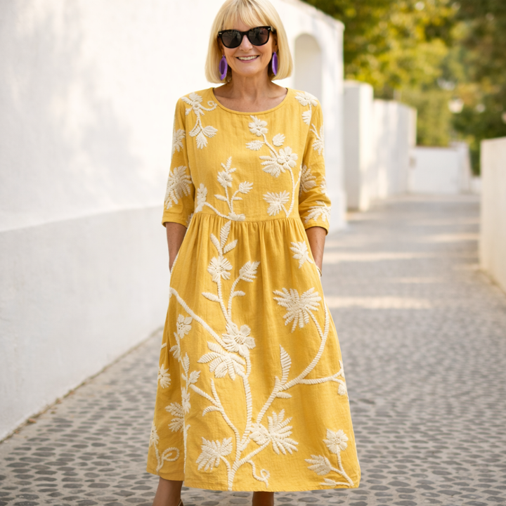 NELLY | MAXI DRESS - FLORAL PATTERN