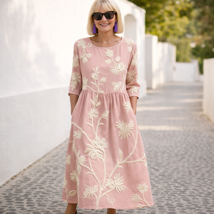 NELLY | MAXI DRESS - FLORAL PATTERN
