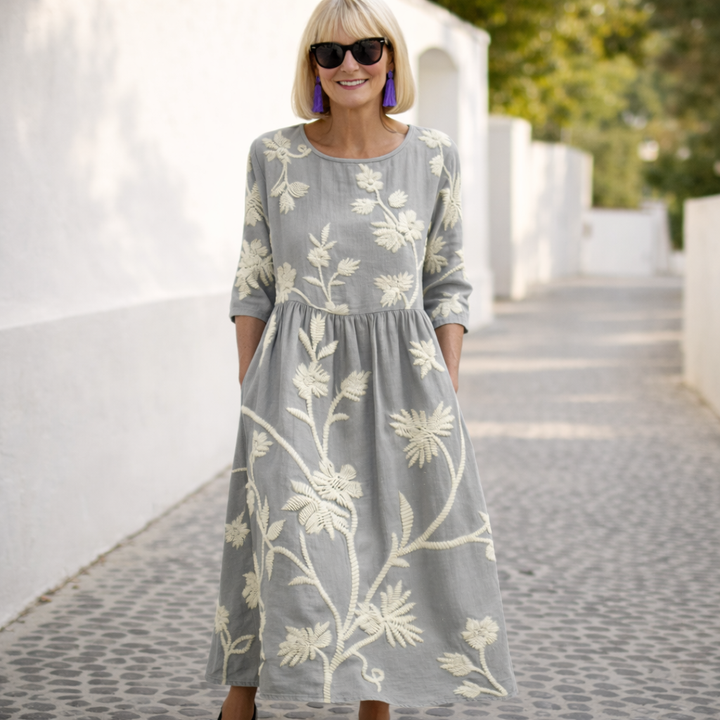 NELLY | MAXI DRESS - FLORAL PATTERN