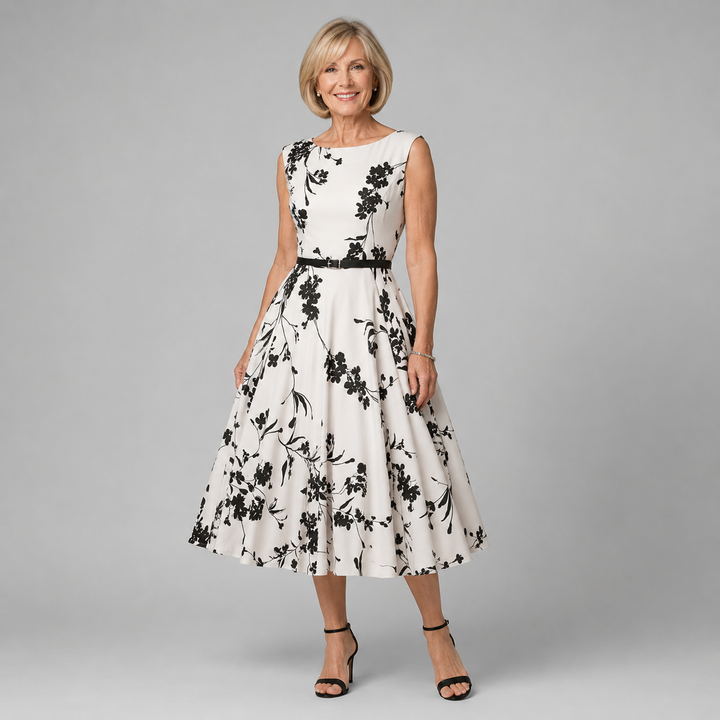 RITA | FLORAL VINTAGE SWING DRESS