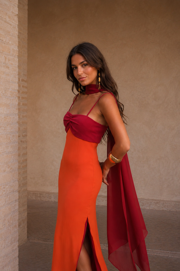 ALESSIA | LIMITED EDITION SUNSET MAXI DRESS