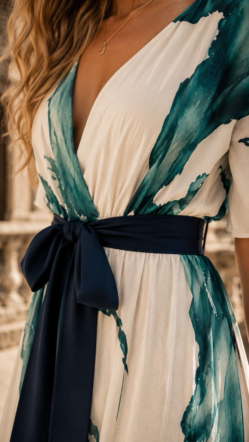 AMELIA | FLOWING HALTER SUMMER DRESS