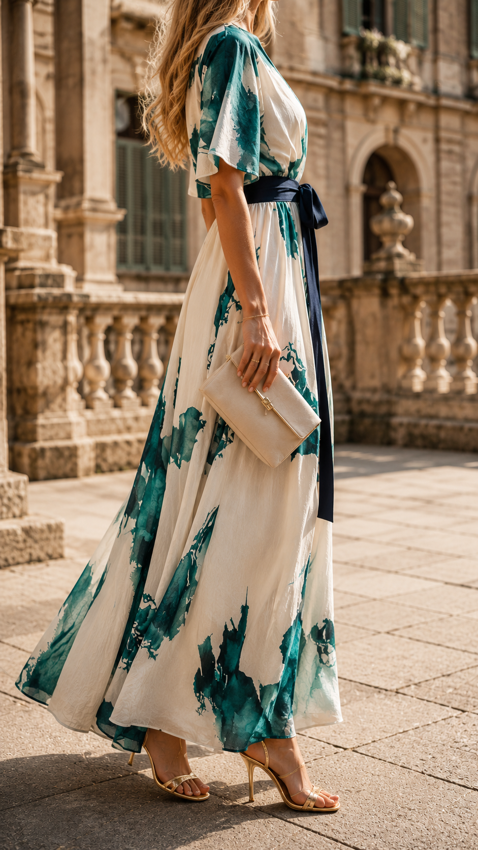 AMELIA | FLOWING HALTER SUMMER DRESS