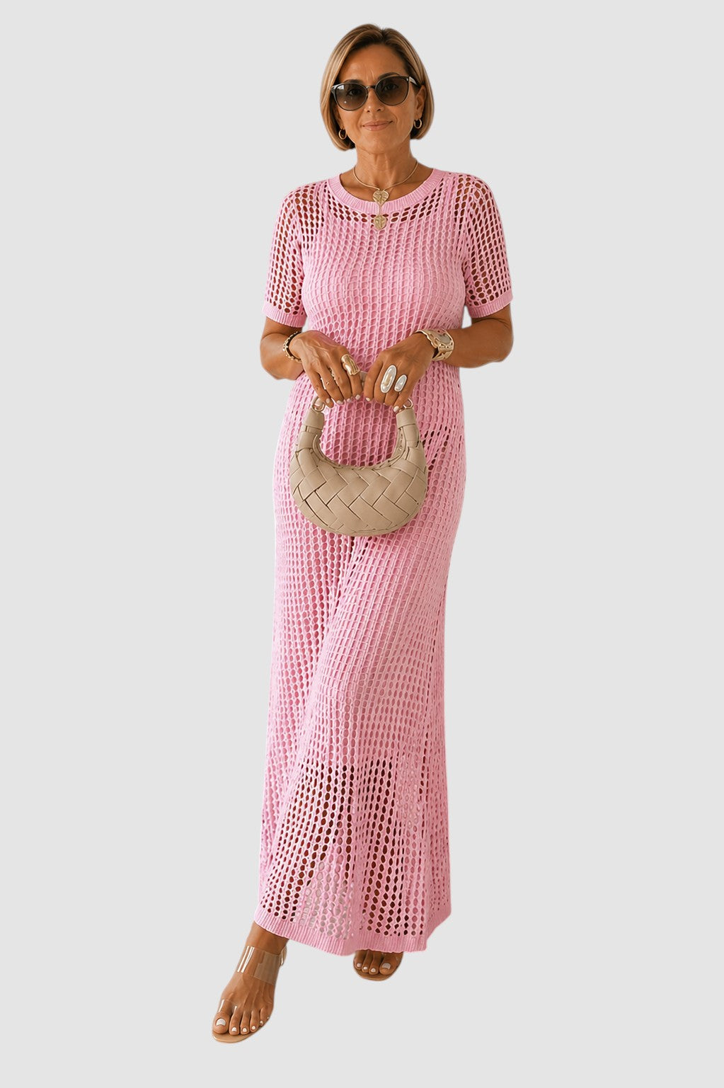 LARA | LAYERED CUT-OUT MAXI DRESS