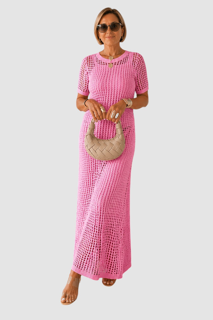 LARA | LAYERED CUT-OUT MAXI DRESS