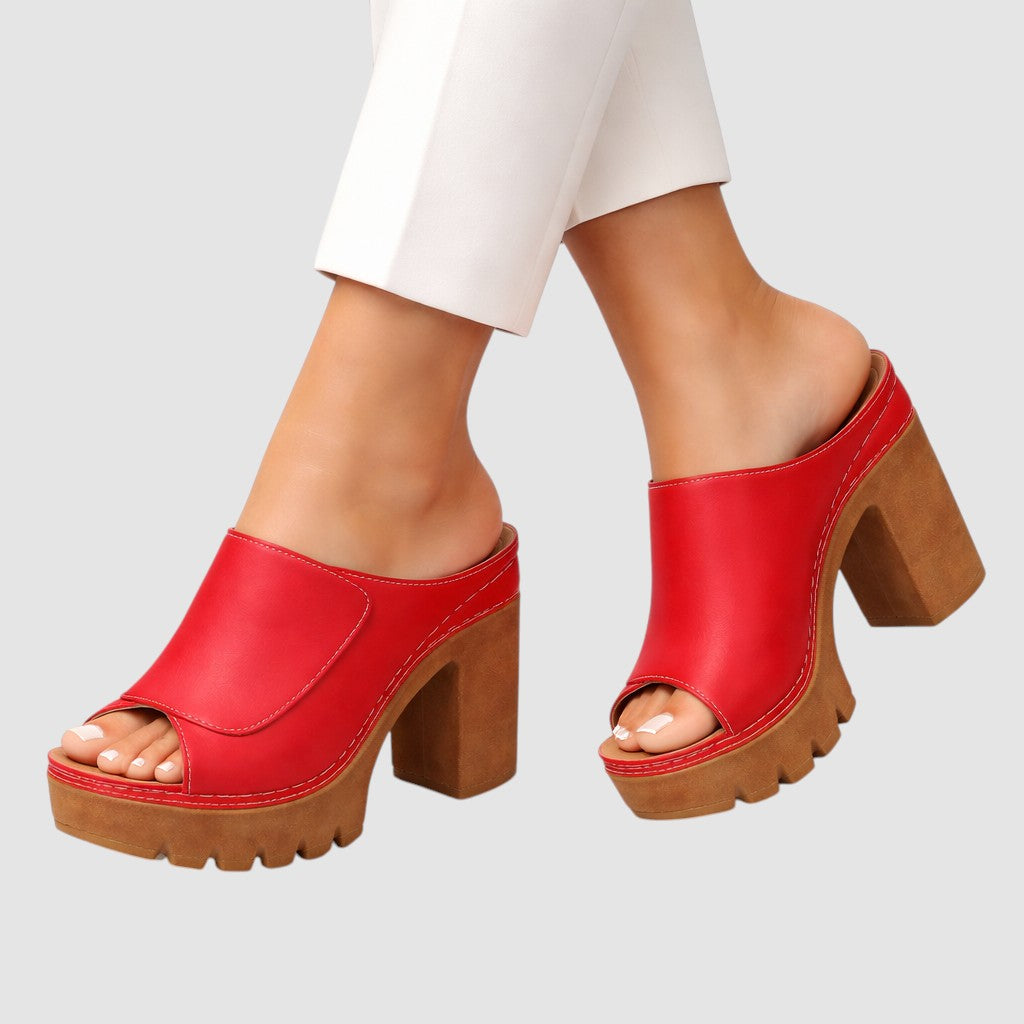 LOUISE | PLATFORM MULE SANDALS