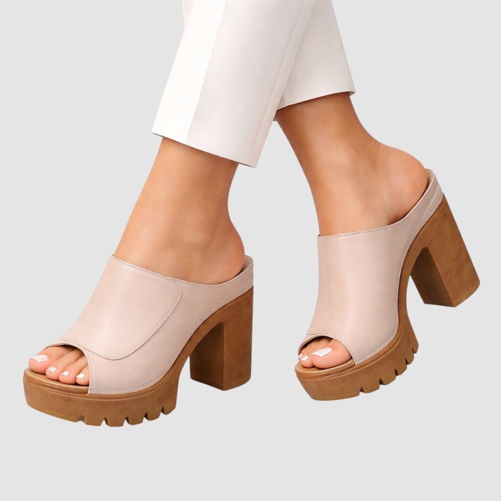 LOUISE | PLATFORM MULE SANDALS