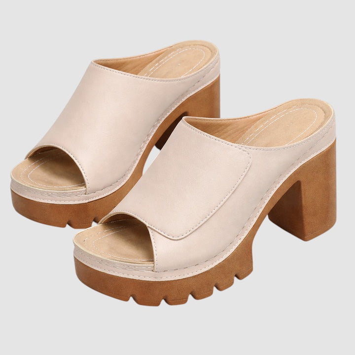 LOUISE | PLATFORM MULE SANDALS