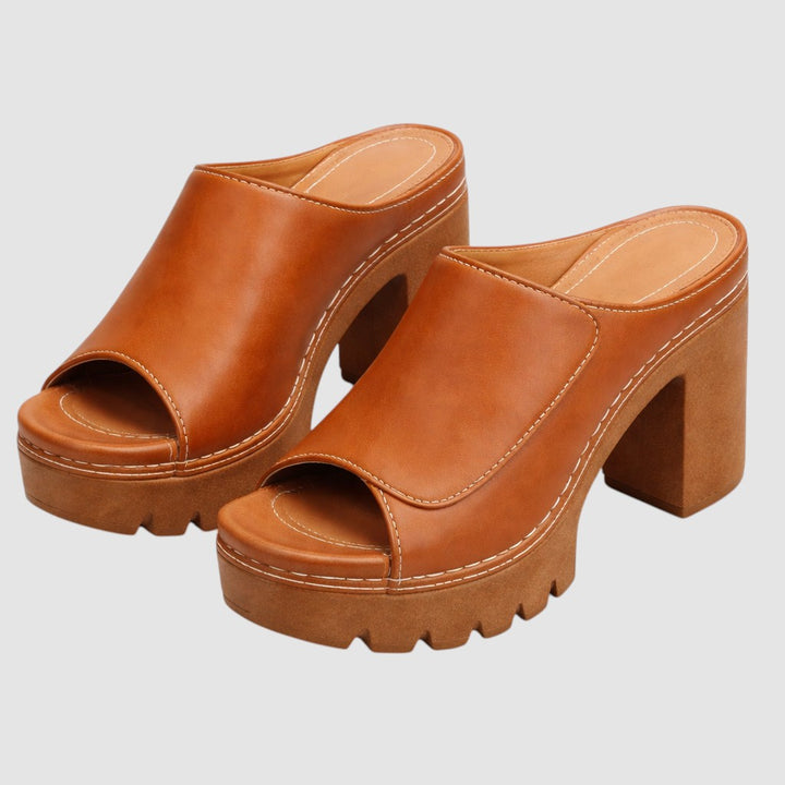 LOUISE | PLATFORM MULE SANDALS