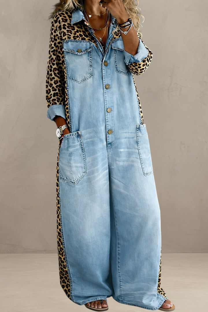 CHIARA | SOFT DENIM SHIRT JUMPSUIT