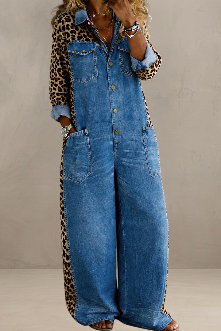 CHIARA | SOFT DENIM SHIRT JUMPSUIT