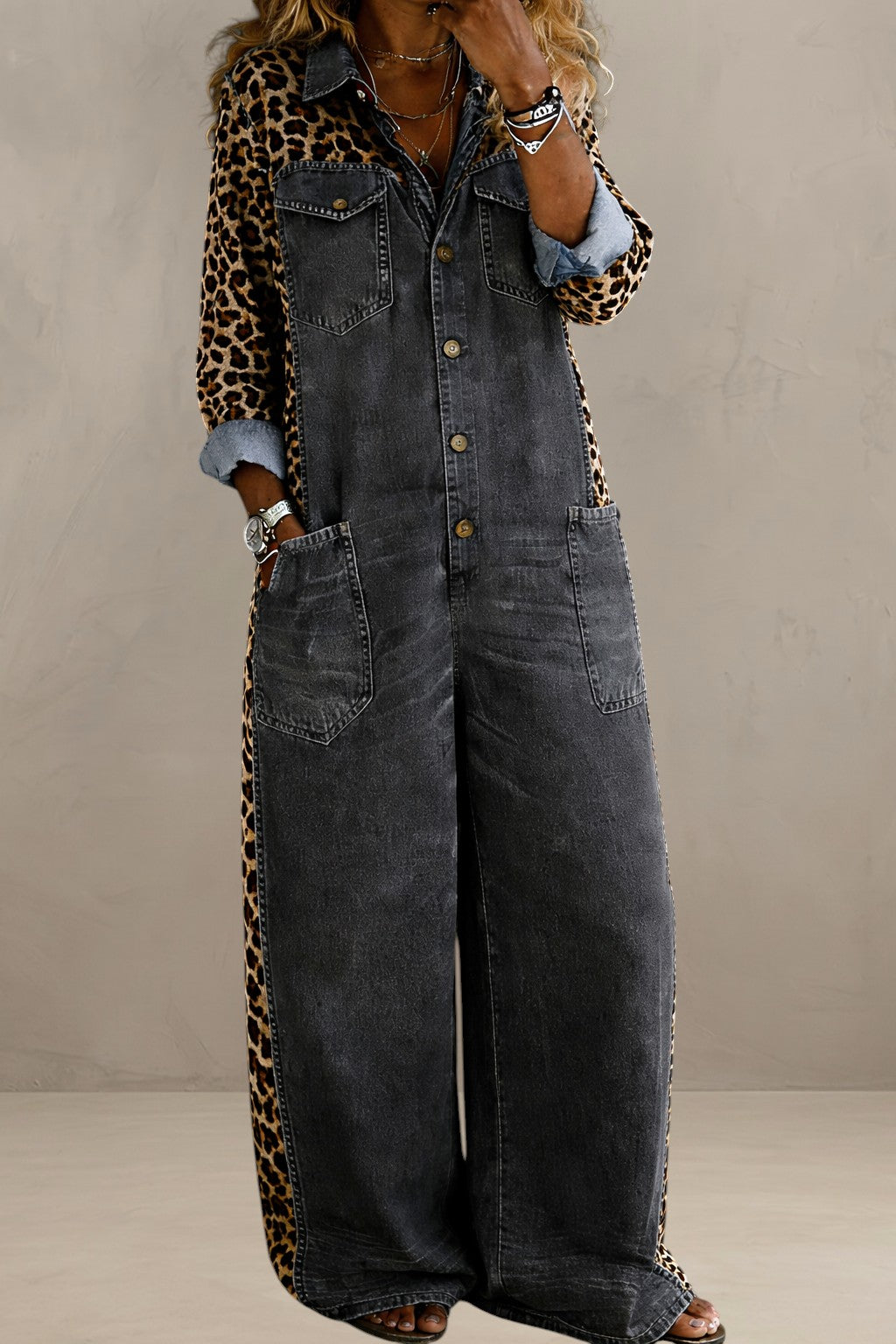 CHIARA | SOFT DENIM SHIRT JUMPSUIT