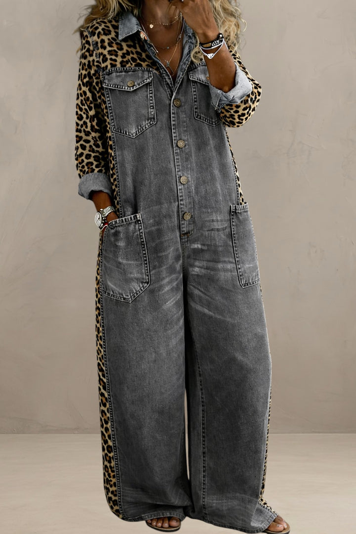 CHIARA | SOFT DENIM SHIRT JUMPSUIT