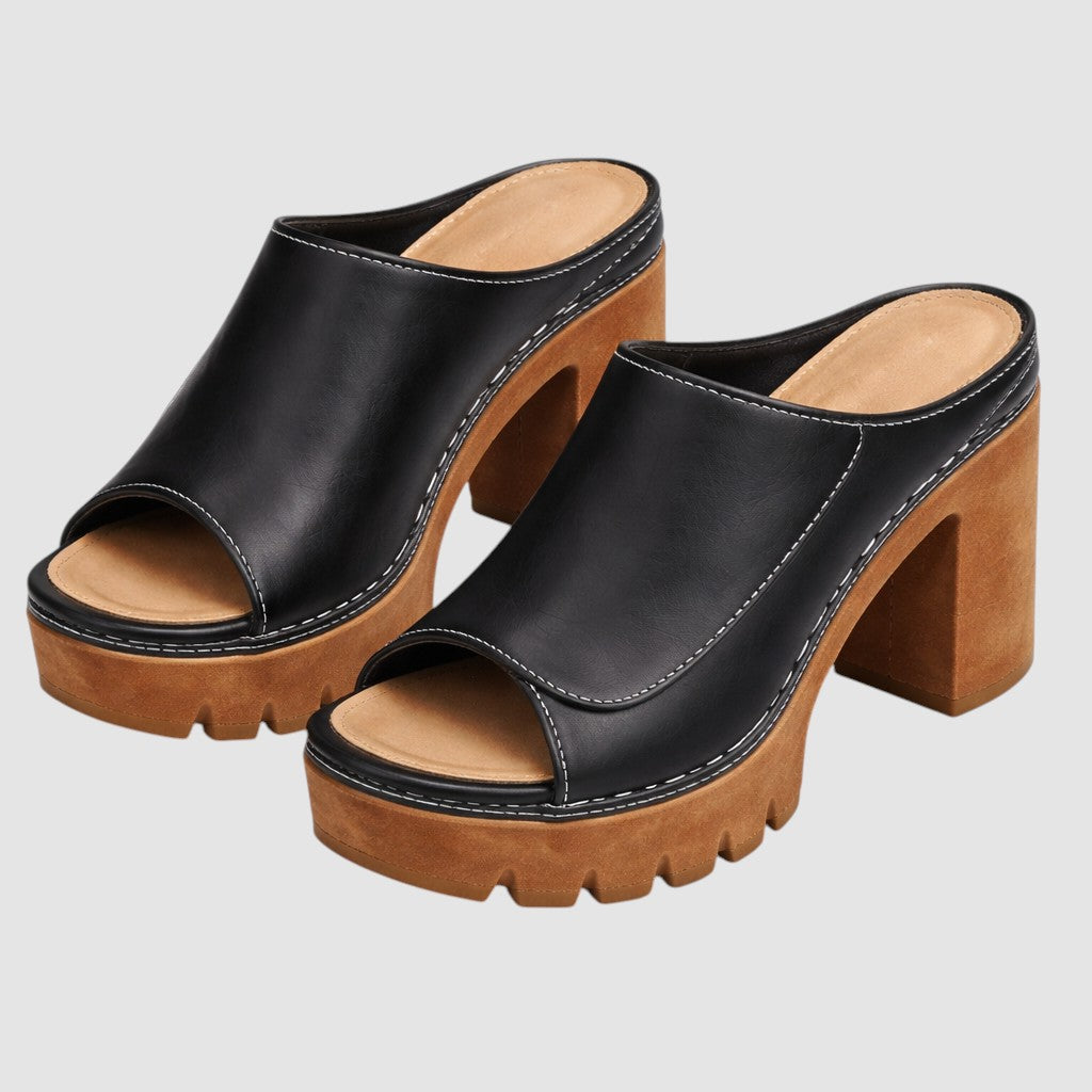 LOUISE | PLATFORM MULE SANDALS