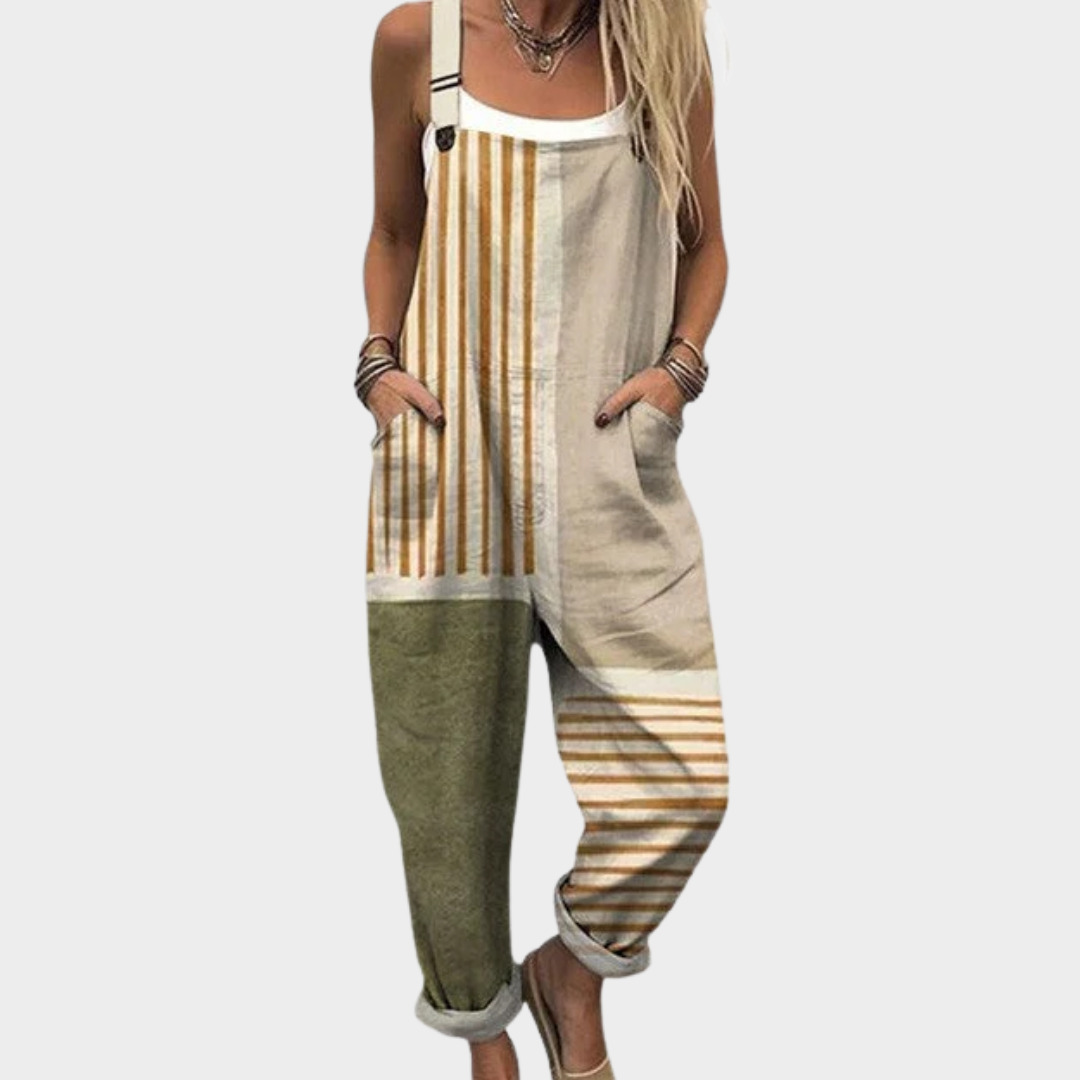 RELAXED DUNGAREE JUMPSUIT