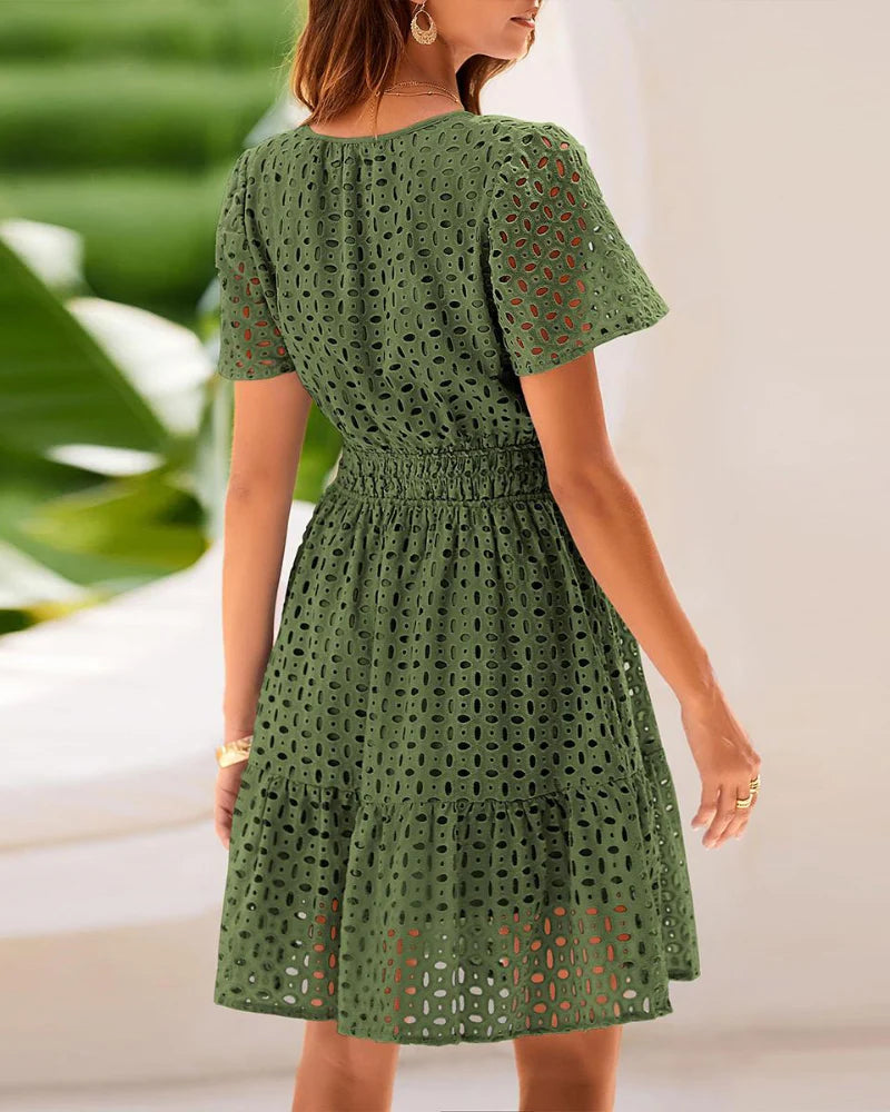 MARION | LACE A-LINE SUMMER DRESS