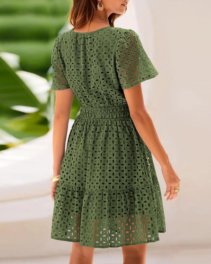 MARION | LACE A-LINE SUMMER DRESS