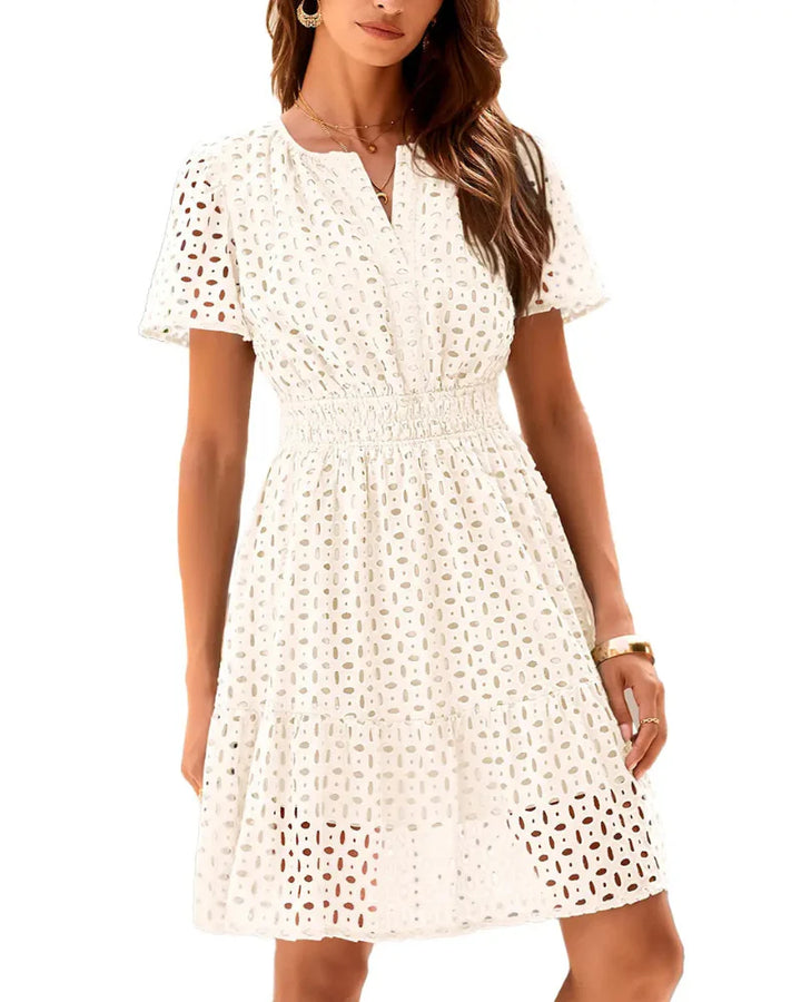 MARION | LACE A-LINE SUMMER DRESS