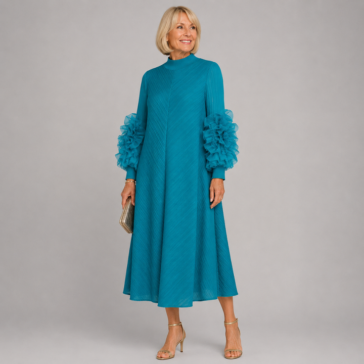 DOROTHY | PLEATED MAXI DRESS