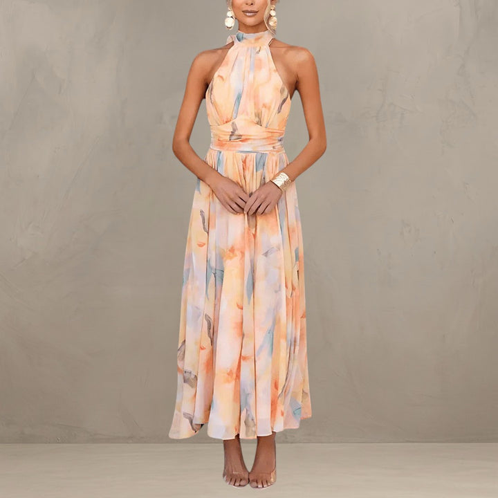 ESTHER | HALTER NECK SUMMER DRESS