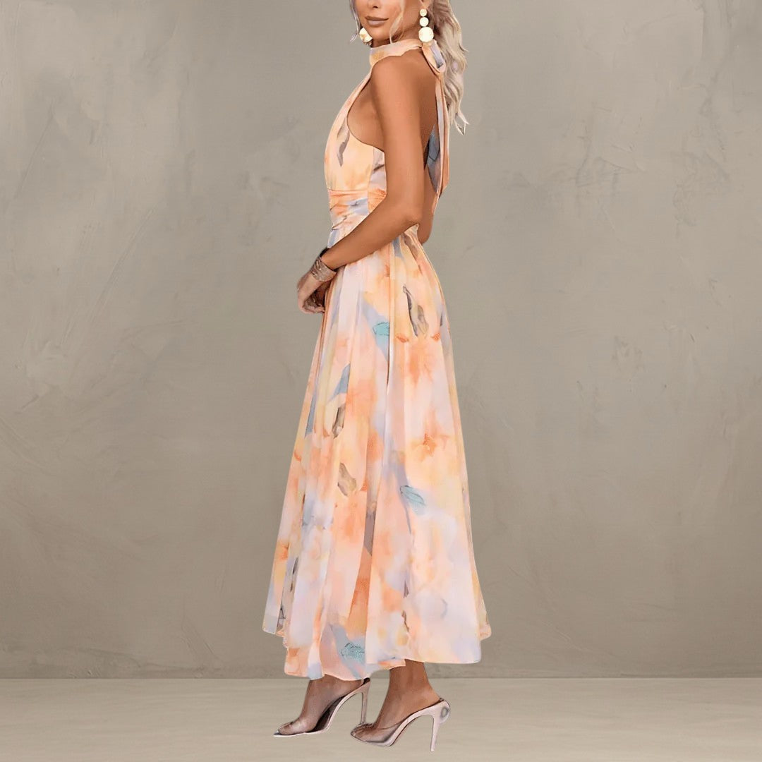 ESTHER | HALTER NECK SUMMER DRESS