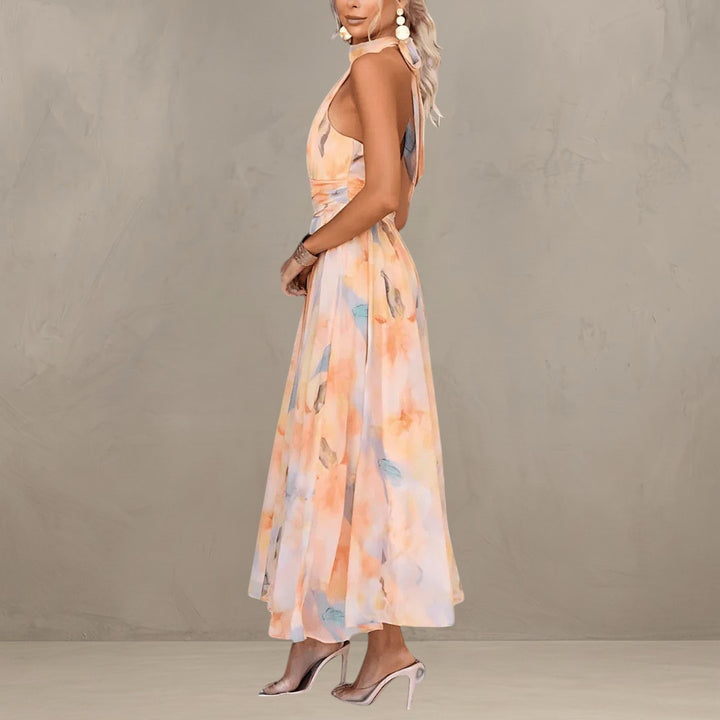 ESTHER | HALTER NECK SUMMER DRESS