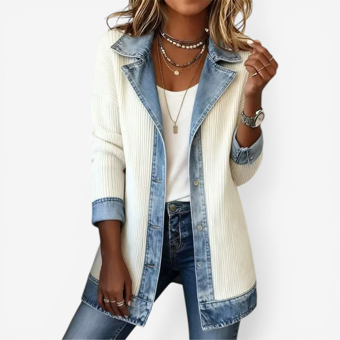 CHRISTINE | DENIM MIX JACKET
