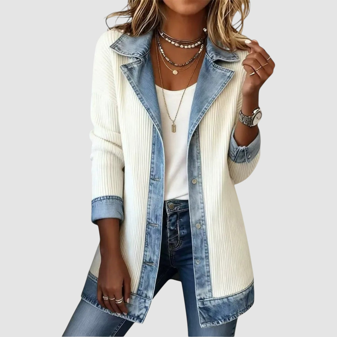 CHRISTINE | DENIM MIX JACKET