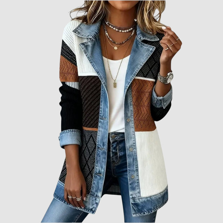 CHRISTINE | DENIM MIX JACKET