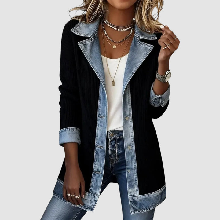 CHRISTINE | DENIM MIX JACKET