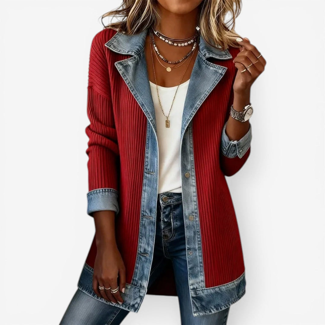 CHRISTINE | DENIM MIX JACKET
