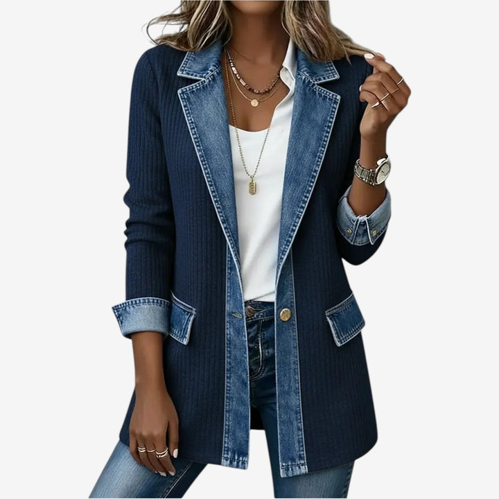 CHRISTINE | DENIM MIX JACKET