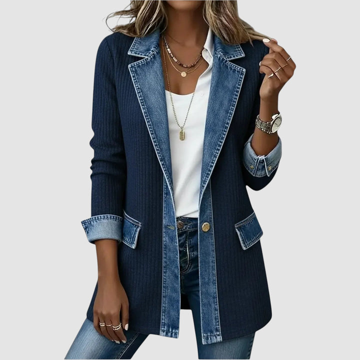 CHRISTINE | DENIM MIX JACKET