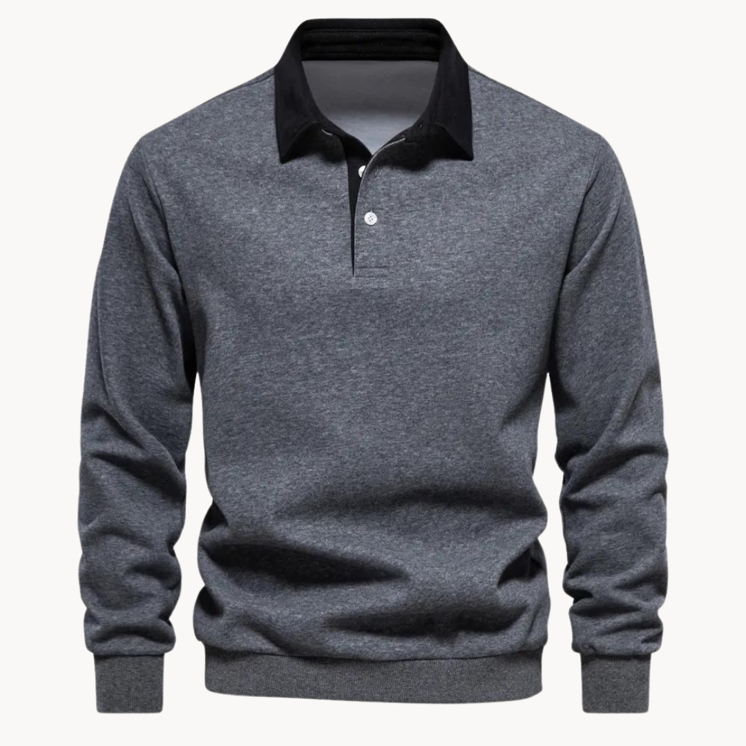 TRISTAN | CASUAL CRAFT POLO SWEATSHIRT