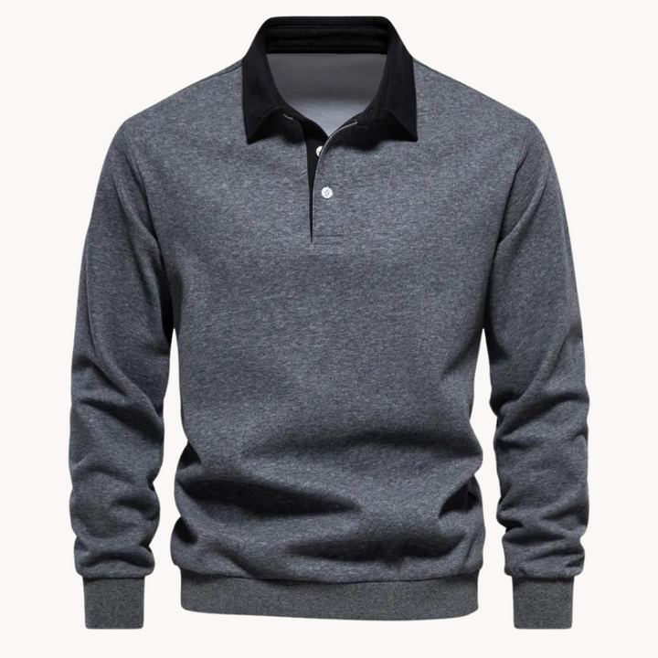 TRISTAN | CASUAL CRAFT POLO SWEATSHIRT