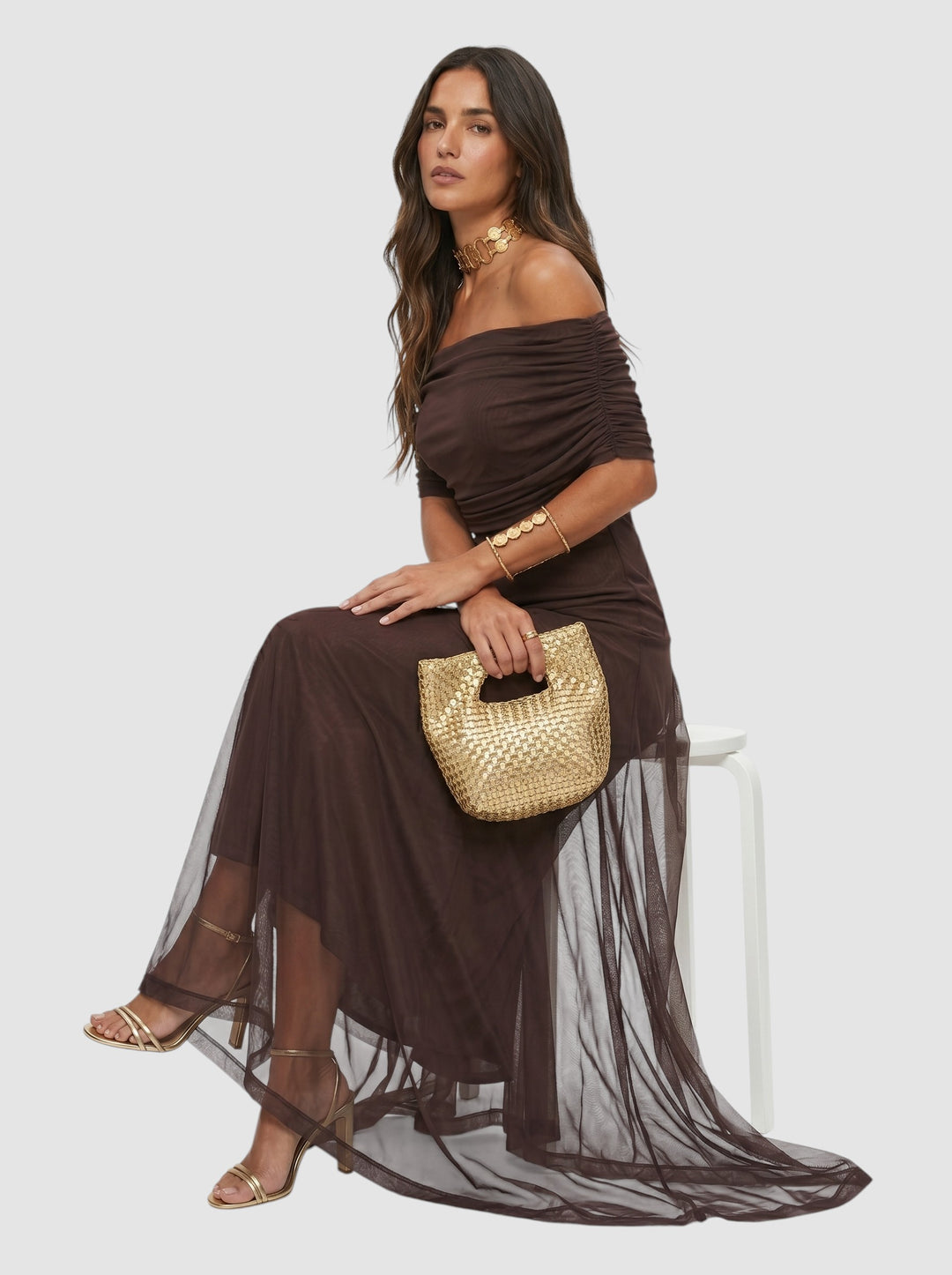 CARLA | OFF-SHOULDER MAXI DRESS