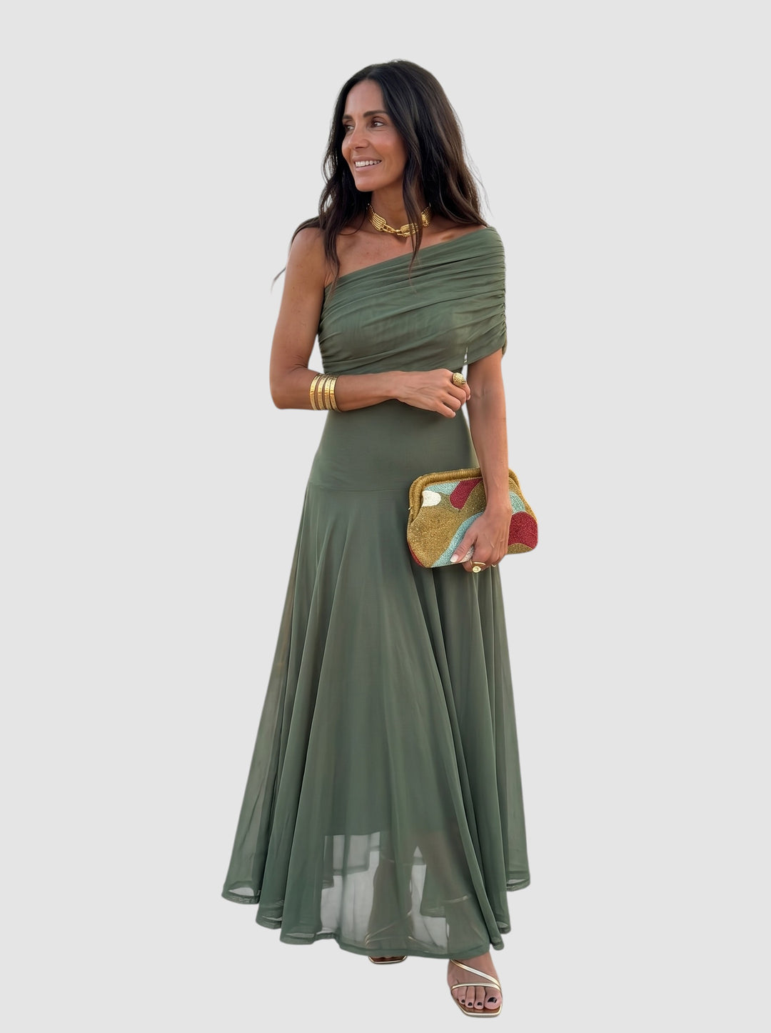 CARLA | OFF-SHOULDER MAXI DRESS