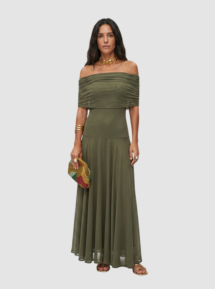 CARLA | OFF-SHOULDER MAXI DRESS