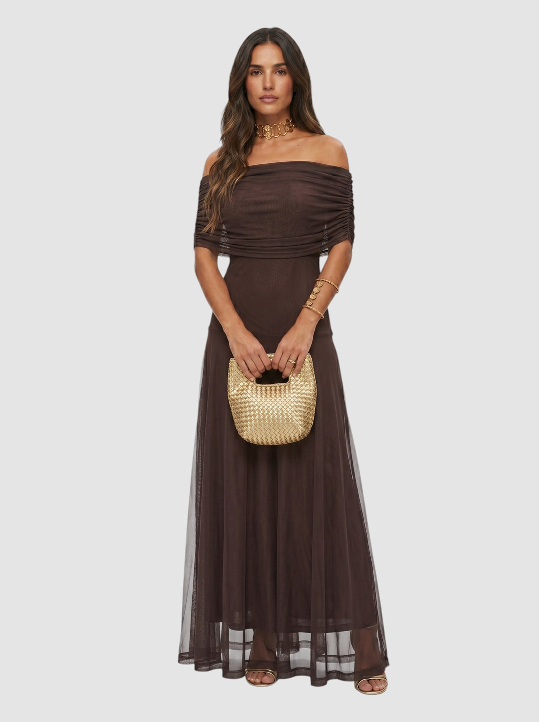 CARLA | OFF-SHOULDER MAXI DRESS