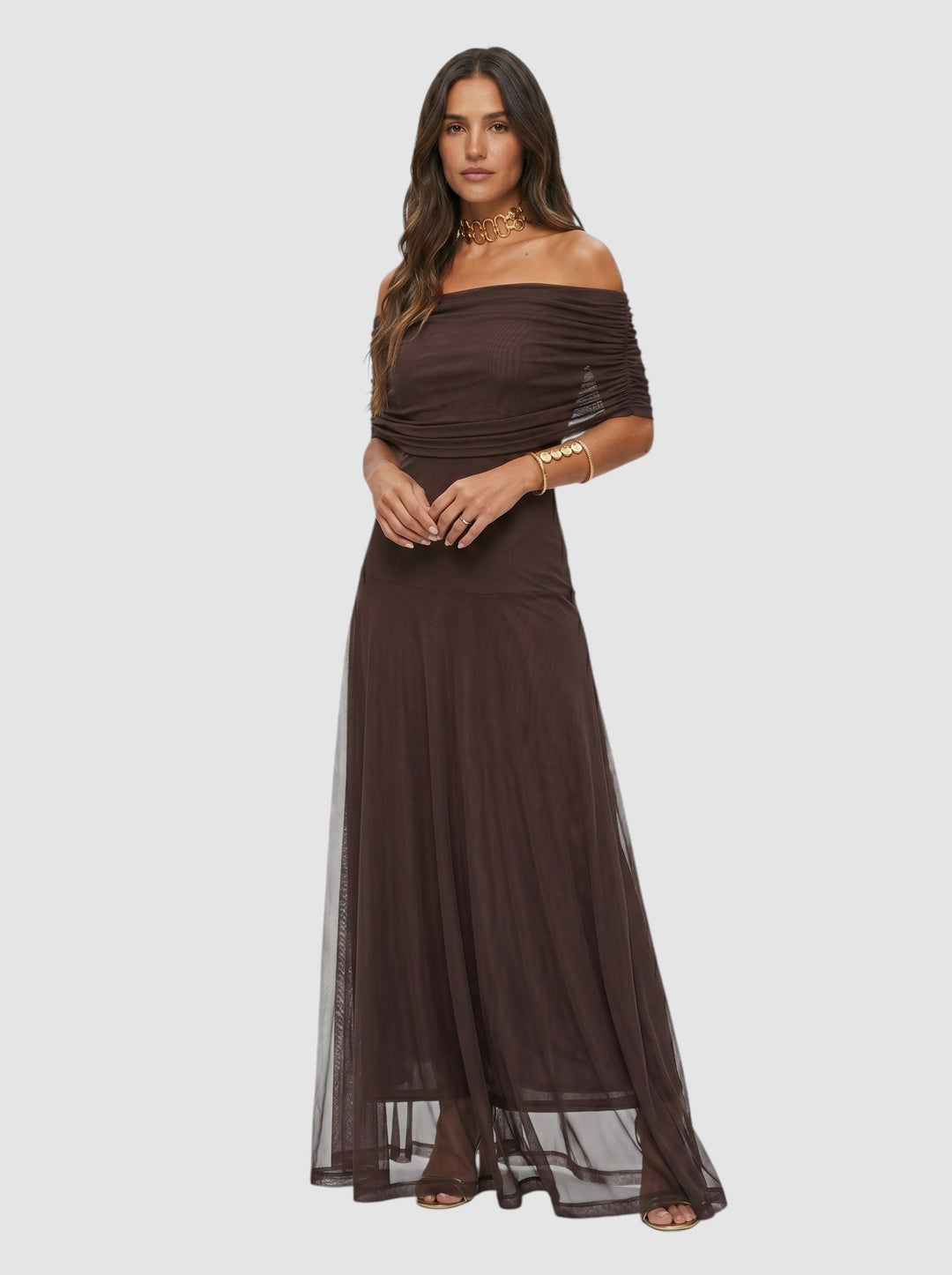 CARLA | OFF-SHOULDER MAXI DRESS