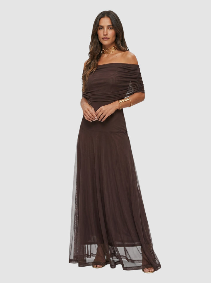 CARLA | OFF-SHOULDER MAXI DRESS