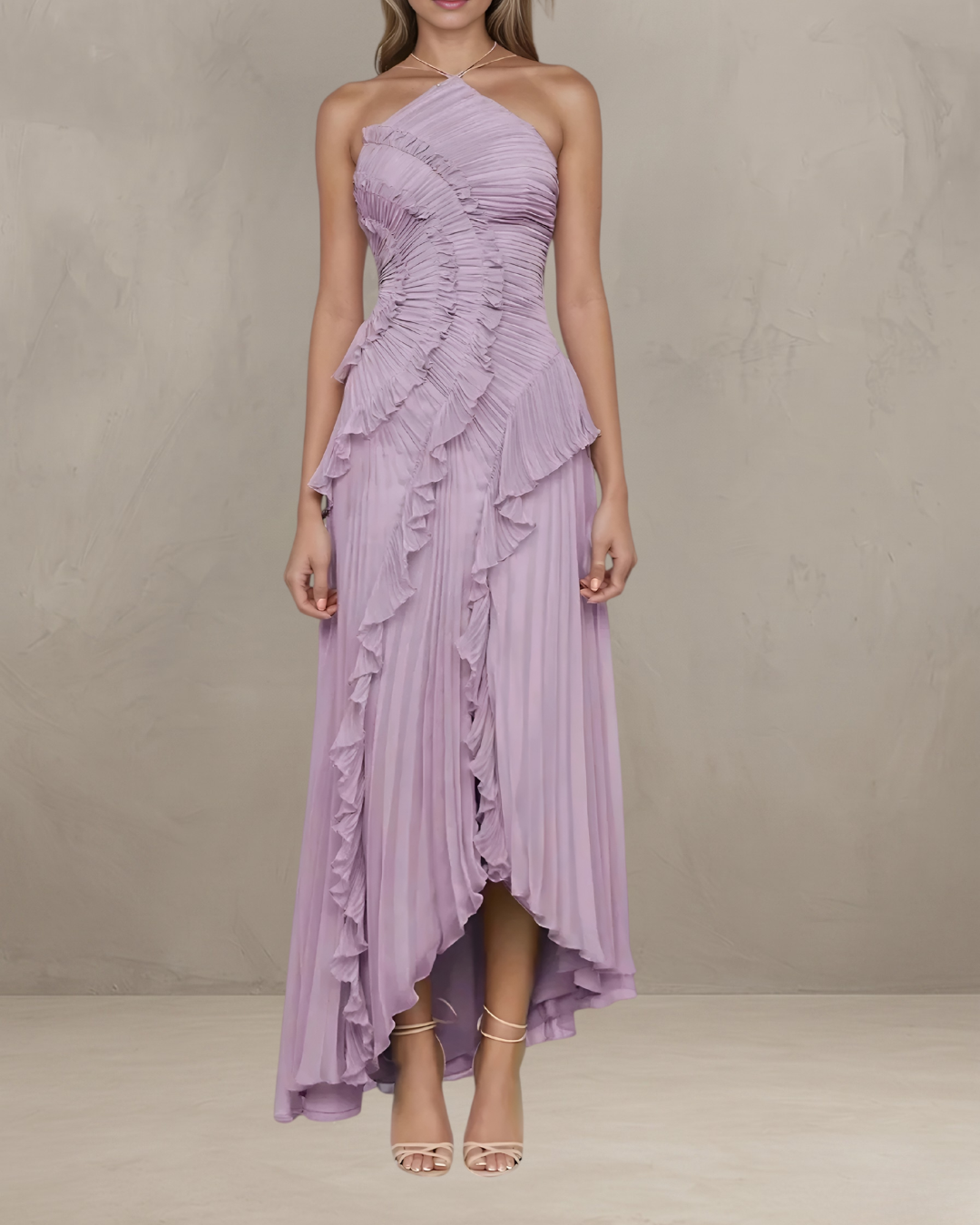 ISADORA | ASYMMETRIC ELEGANT MAXI DRESS